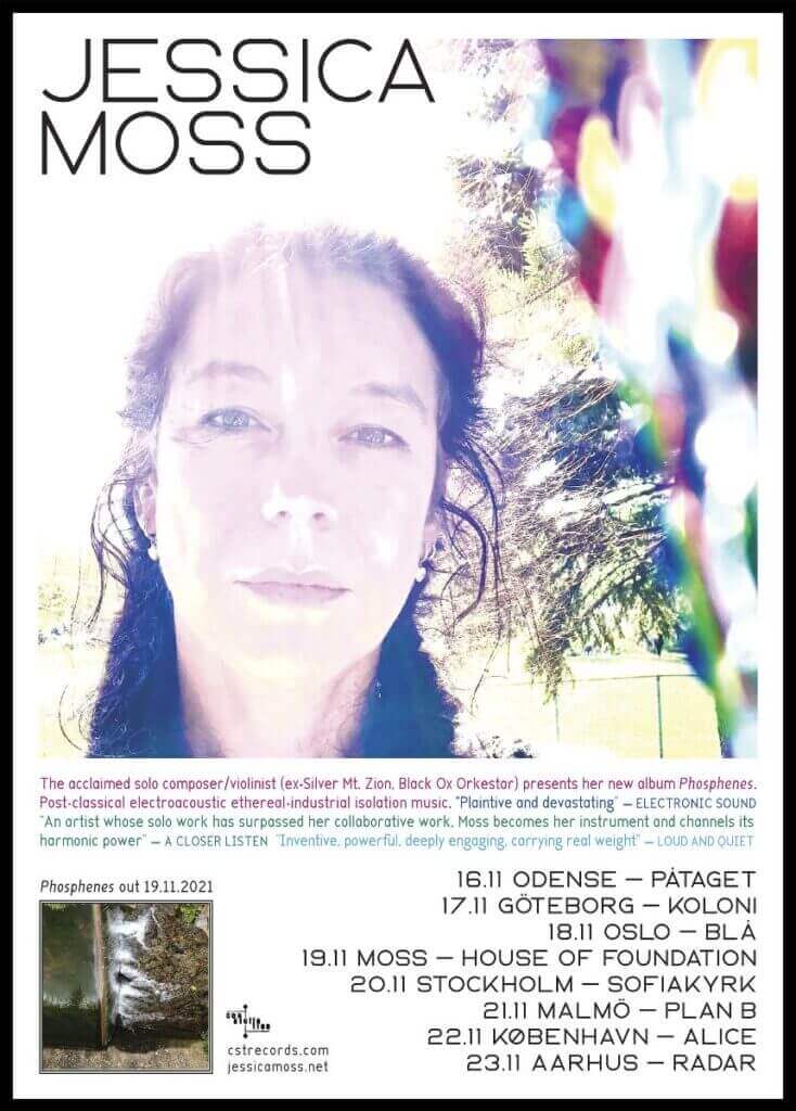 Jessica Moss Tour Poster
